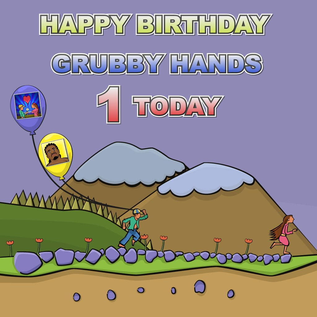 Appy Birthday Grubby Hands